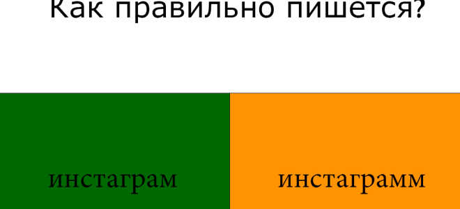 Как пишется «Инстаграм»?