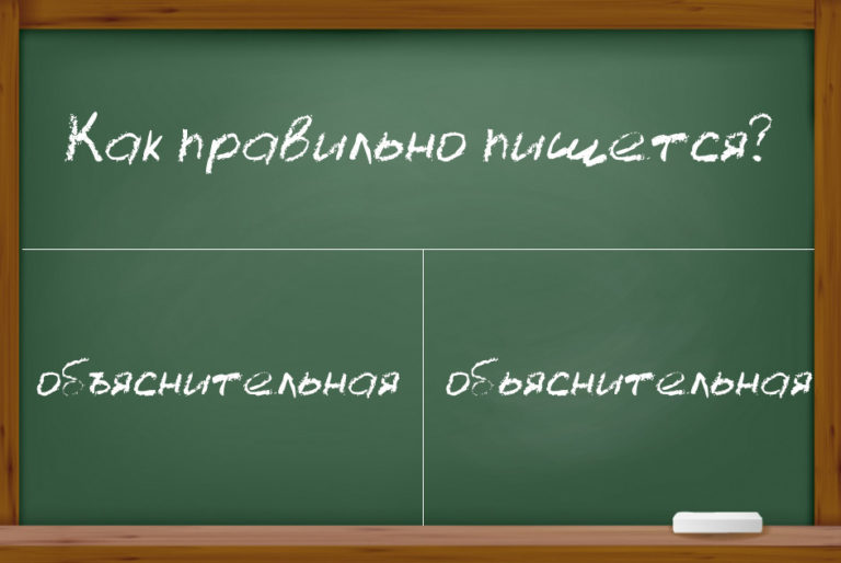 Как пишется "объяснительная" с твердым или мягким знаком?